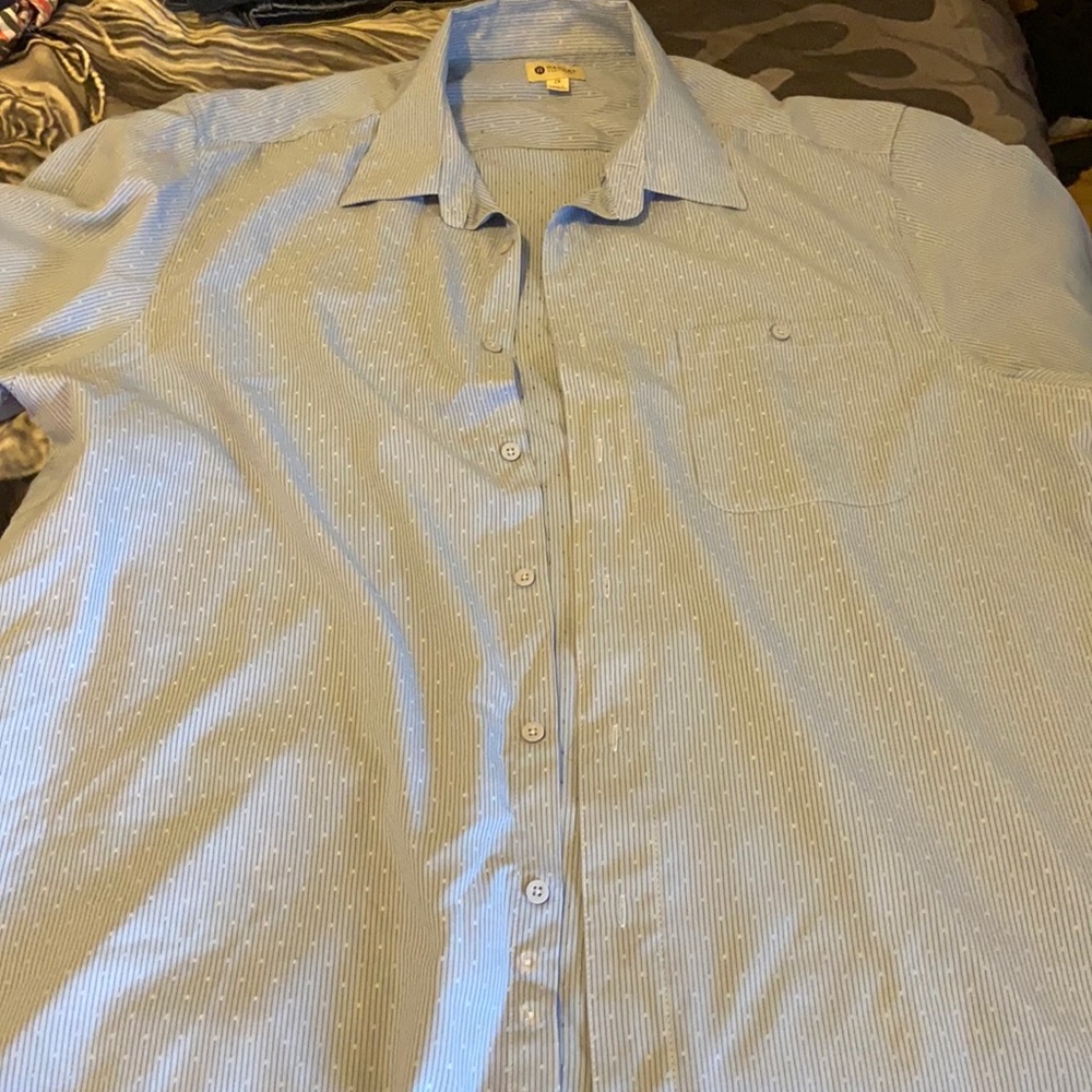 Haggar Causal Dress Shirt Short Sleeve